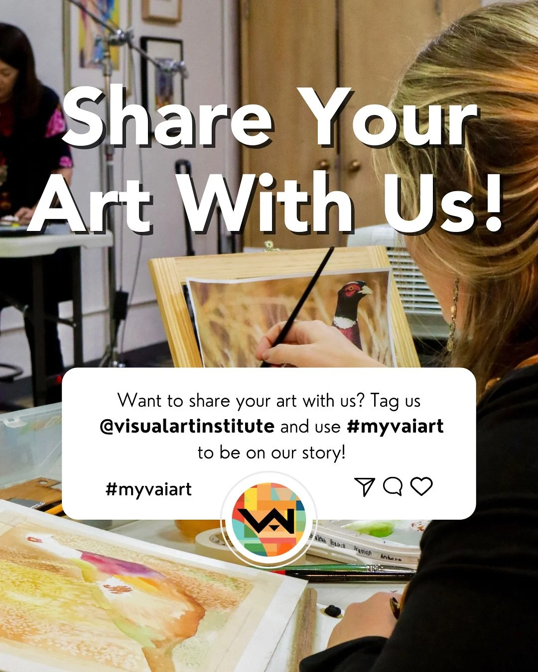 Do you have any artwork that you&rsquo;ve made at our South Salt Lake or Utah County locations that you&rsquo;re proud of? Tag us @visualartinstitute and use #myvaiart in the caption to get featured in our story!

If you&rsquo;re interested in taking