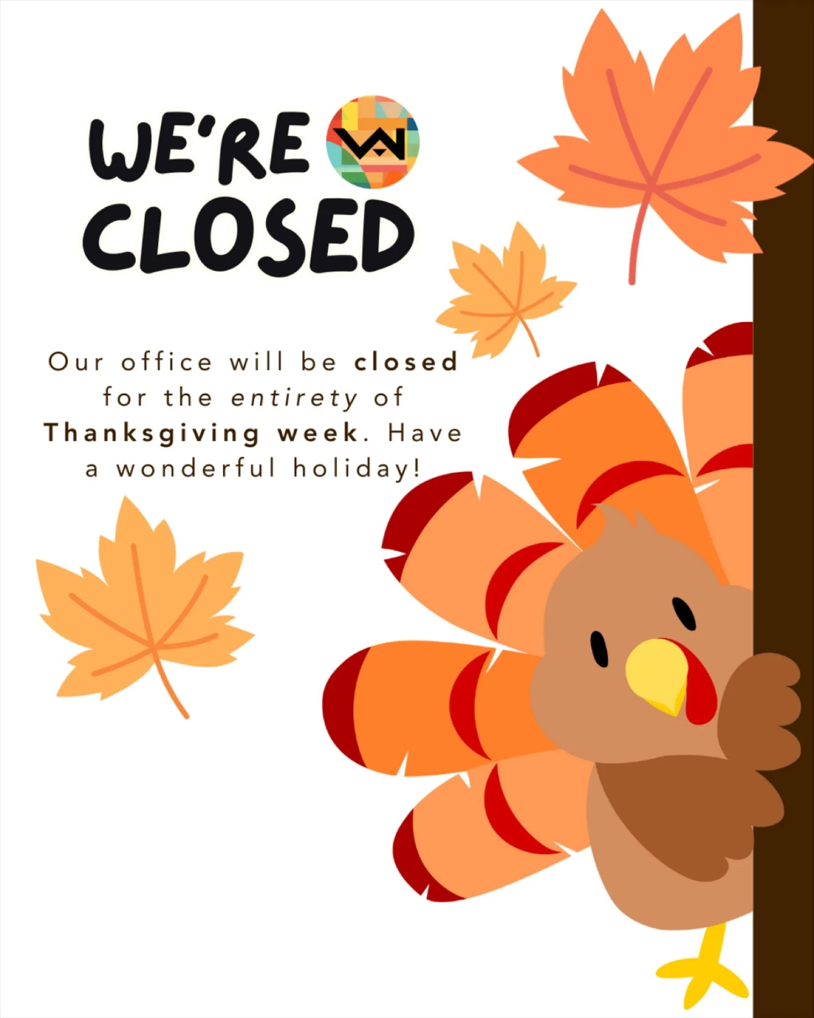 The Visual Art Institute will not be operating (this includes classes and the front office) during Thanksgiving Week + Weekend! Enjoy the holiday.

If you&rsquo;re interested in taking any art classes, visit the link in our bio to learn more and regi