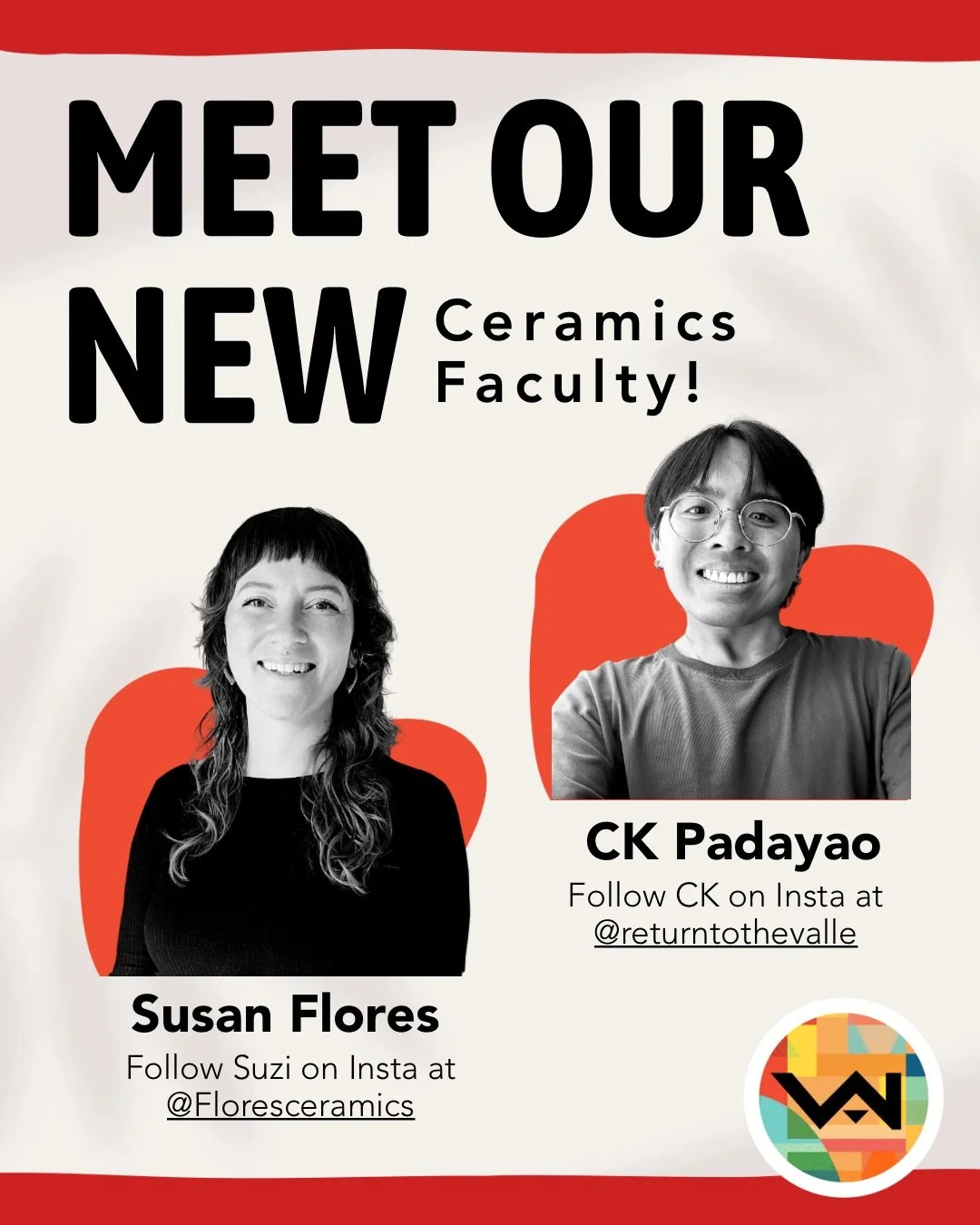 We are excited to introduce our new ceramics faculty coming in to teach our Winter 2026 classes. Please give them a warm welcome! 

CK is a ceramicist, based in Salt Lake City, who has been doing pottery for the past 8 years. CK uses ceramics as a ve