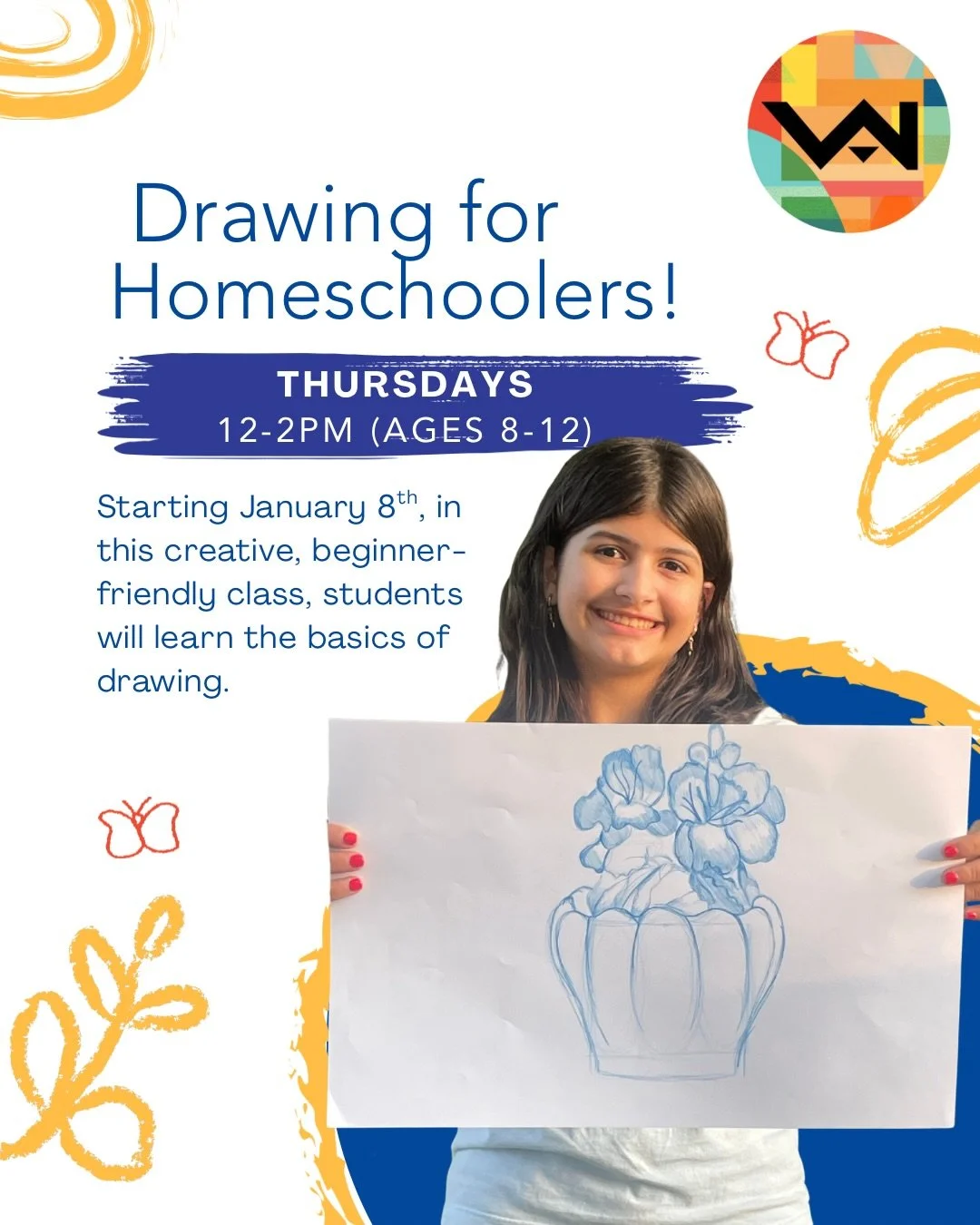 Is your child interested in the arts? At both our Salt Lake &amp; Utah County locations, we offer Drawing for Homeschoolers. 

Salt Lake County: 
Thursdays from 12-2pm (ages 8-12)
Utah County:
Wednesdays from 12-2pm (ages 8-12)

If you&rsquo;re inter