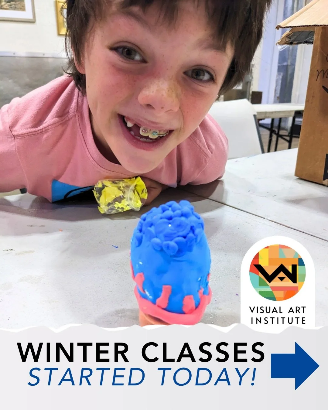 Winter 2026 has officially started! Let&rsquo;s start making some art and get started on some new projects 🏺🎨

If you&rsquo;re interested in taking any art classes, visit the link in our bio to learn more and register today! 

If you have any quest
