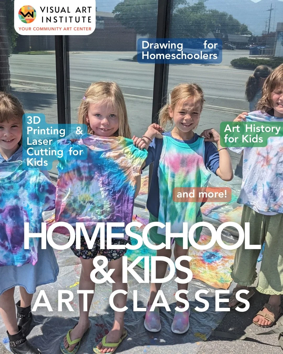 We offer all sorts of classes for your kiddos! Homeschool to kids art classes to teenage dedicated classes. Never too late to join during our winter semester. Additionally, spring semester is coming up soon. Join today.

If you&rsquo;re interested in