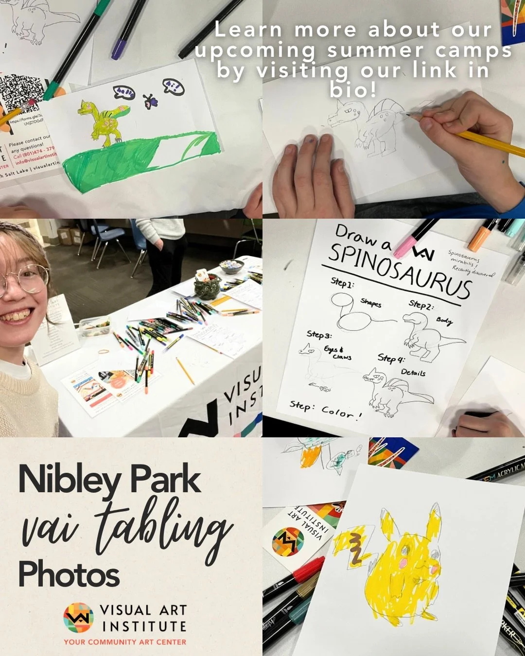 We tabled at @nibleyparkpto and we met so many wonderful people. If you are interested in registering your child in summer art camps, go to the link in our bio!

If you&rsquo;re interested in taking any art classes, visit the link in our bio to learn