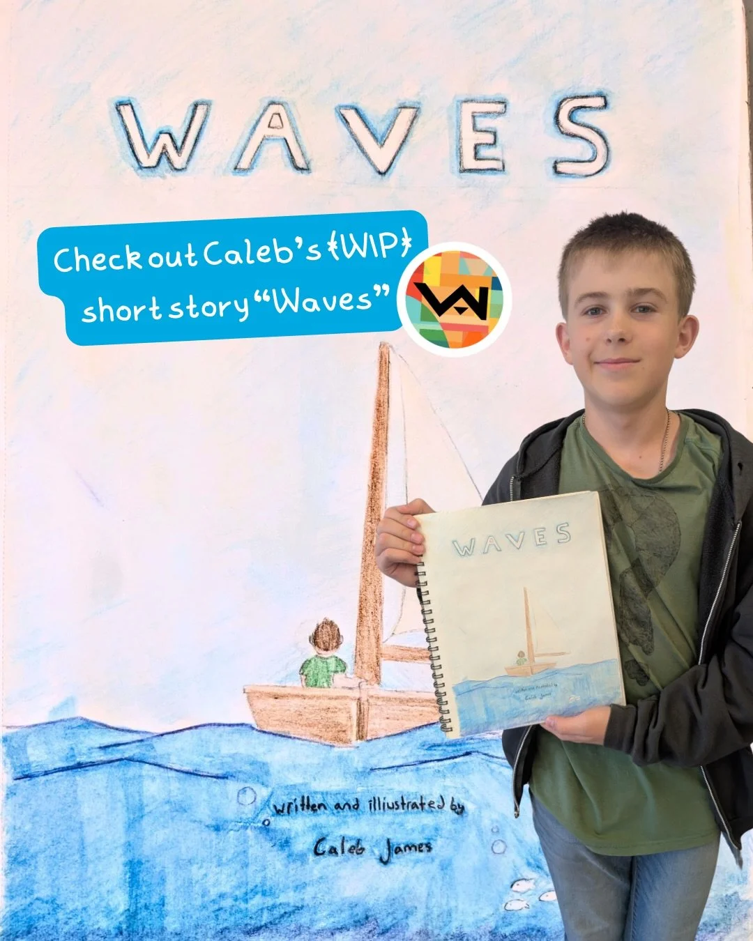A month or two ago, Caleb shared his #workinprogress short story with us. Swipe to see his work.

If you&rsquo;re interested in taking any art classes, visit the link in our bio to learn more and register today! 

If you have any questions at all abo