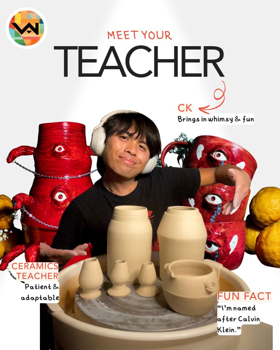 Rather have a late night ceramic lesson? CK teaches our Ceramics: Beginning &amp; Intermediate on Friday evenings from 7-9pm. Don&rsquo;t be shy, start learning ceramics from CK 🚨🫕

If you&rsquo;re interested in taking any art classes, visit the li