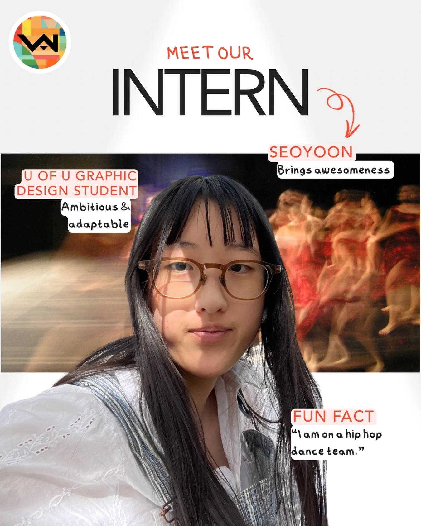 Say hi to Seoyoon, our other intern for this summer! She studies Graphic Design at the @universityofutah 

If you&rsquo;re interested in taking any art classes, visit the link in our bio to learn more and register today! 

If you have any questions a