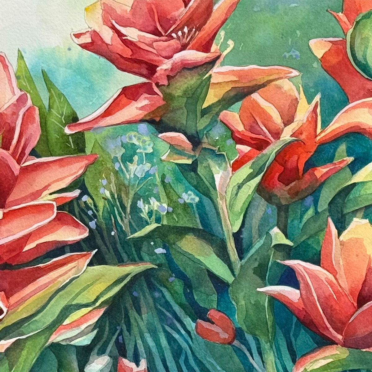 Watercolor: Intermediate to Advanced (afternoons)