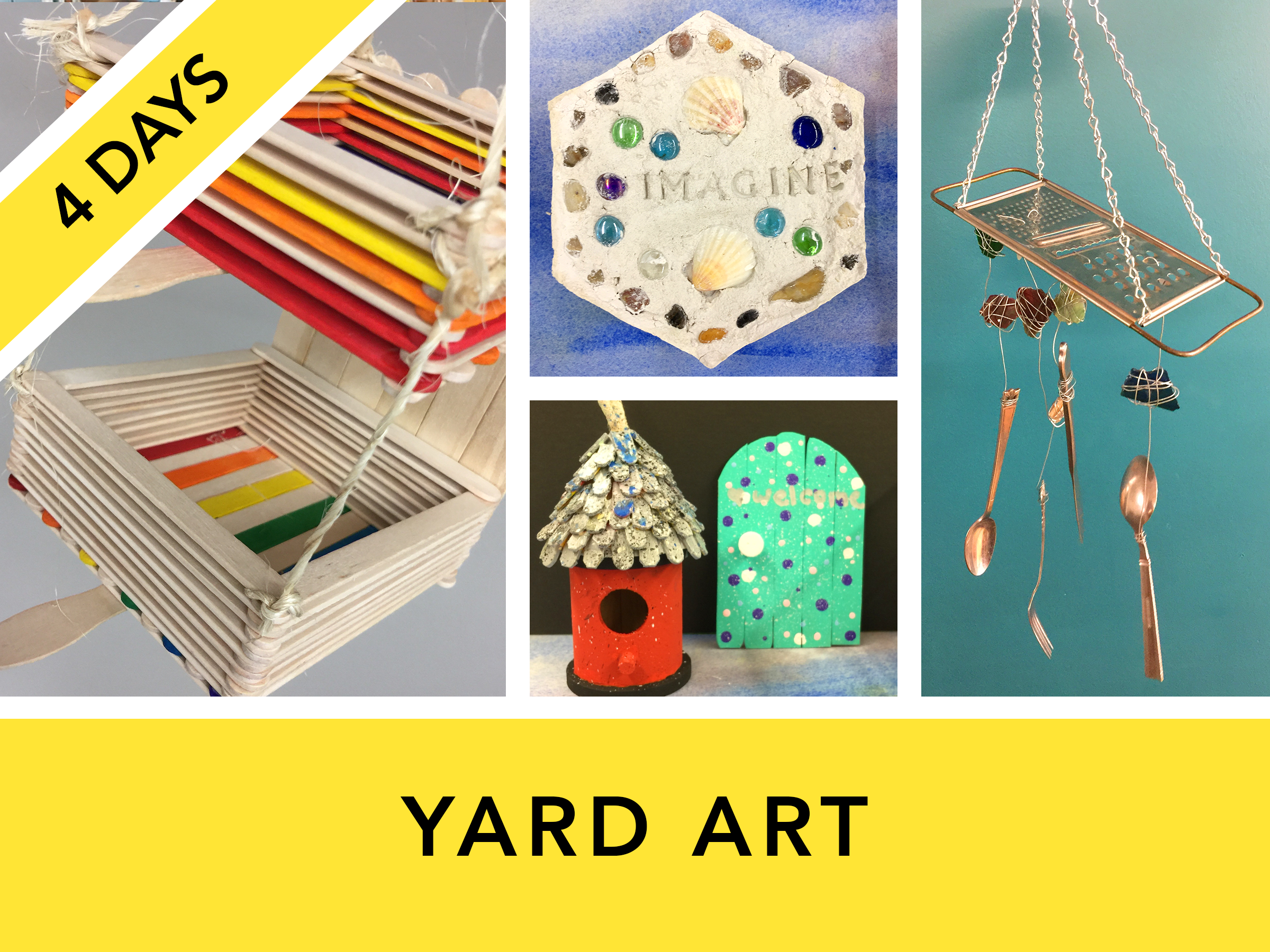 7/20-7/23: 9am-12pm (ages 5-11)