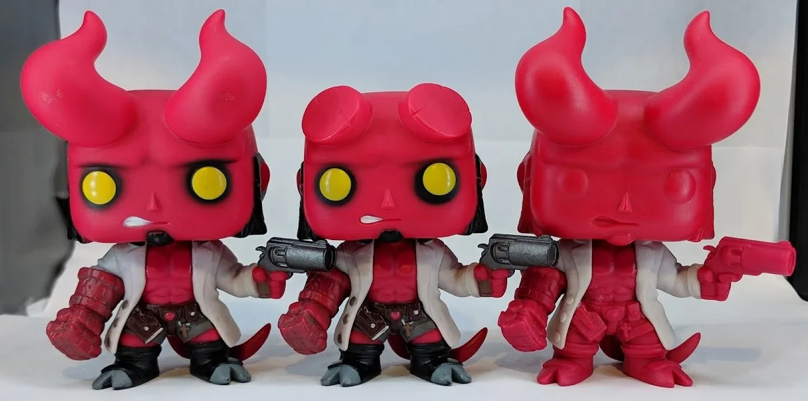 Chase & Standard Hellboy Production Pieces, Color Proto of the Chase by Funko