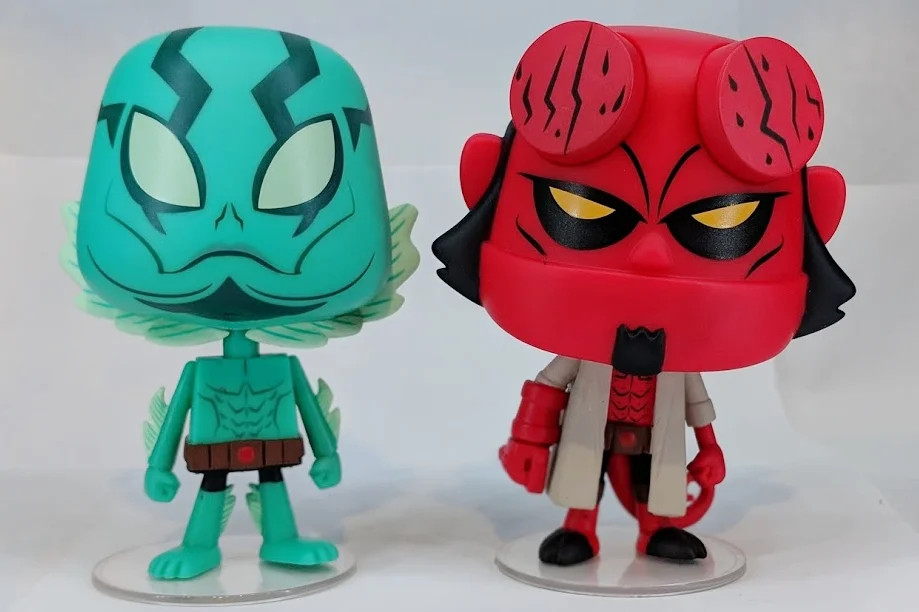 Abe Sapien and Hellboy Vynl by Funko