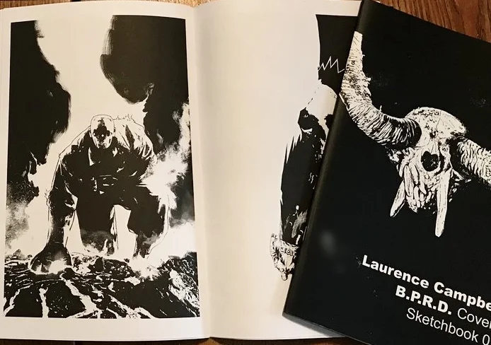 Laurence Campbell B.P.R.D. Sketchbook