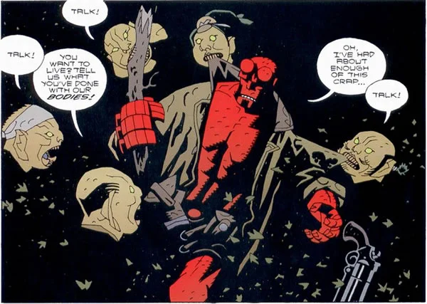 Words and Art: Mike Mignola Color: Dave Stewart