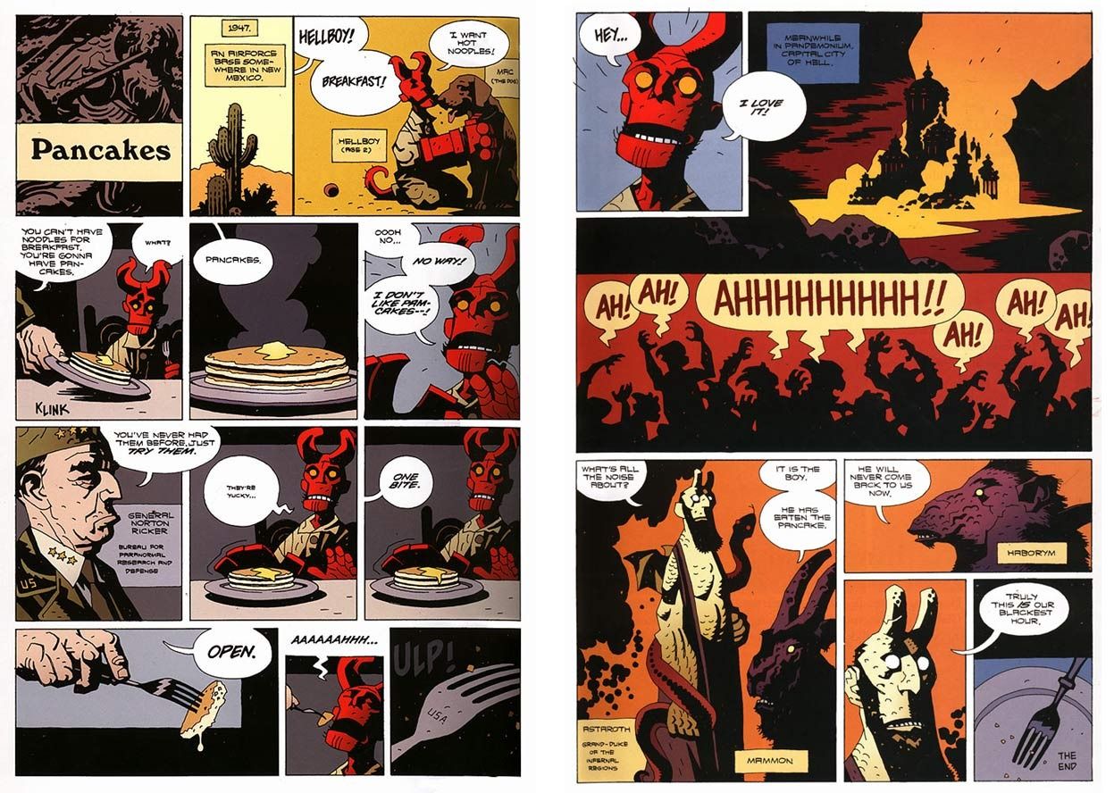 Art: Mike Mignola Color: Dave Stewart
