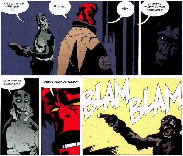 Words and Art: Mike Mignola Color: Dave Stewart Pencil : Matt Smith Ink : Ryan Sook