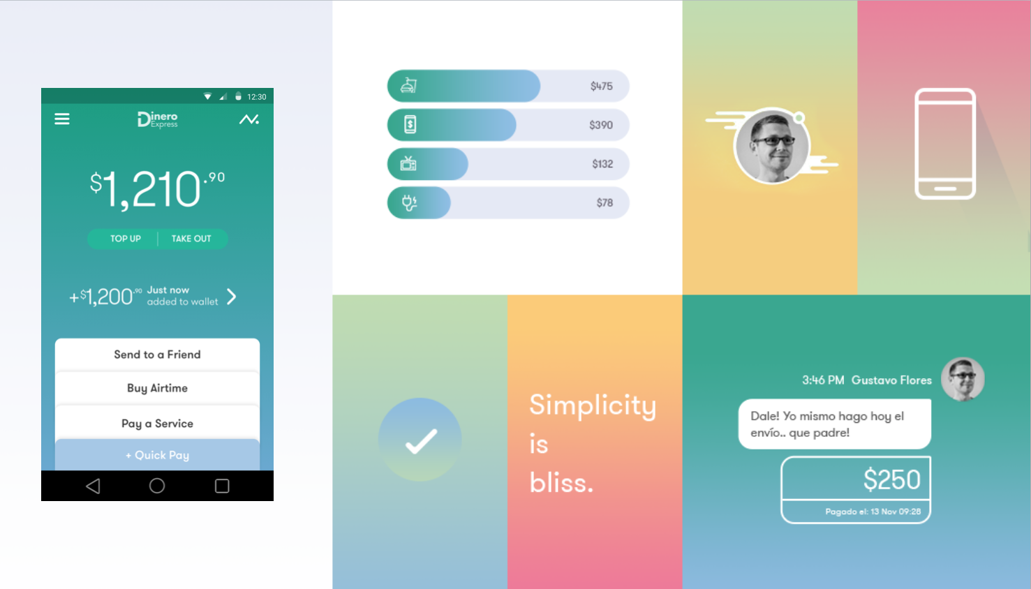 Visual language explorations for multi-color, soft gradients (collaboration with lead visual designer) (Copy)
