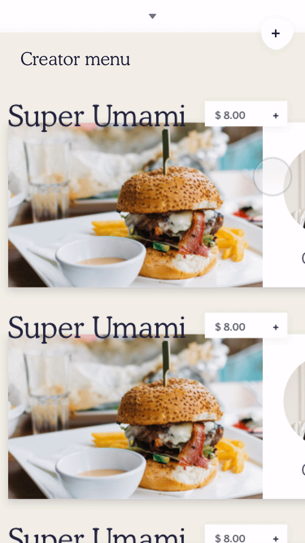 Quick prototype to explore horizontal scrolling idea (Copy)