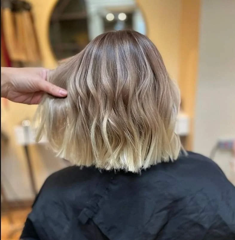 Woman's haircut service at Lux Lox Salon in Temecula, Ca.