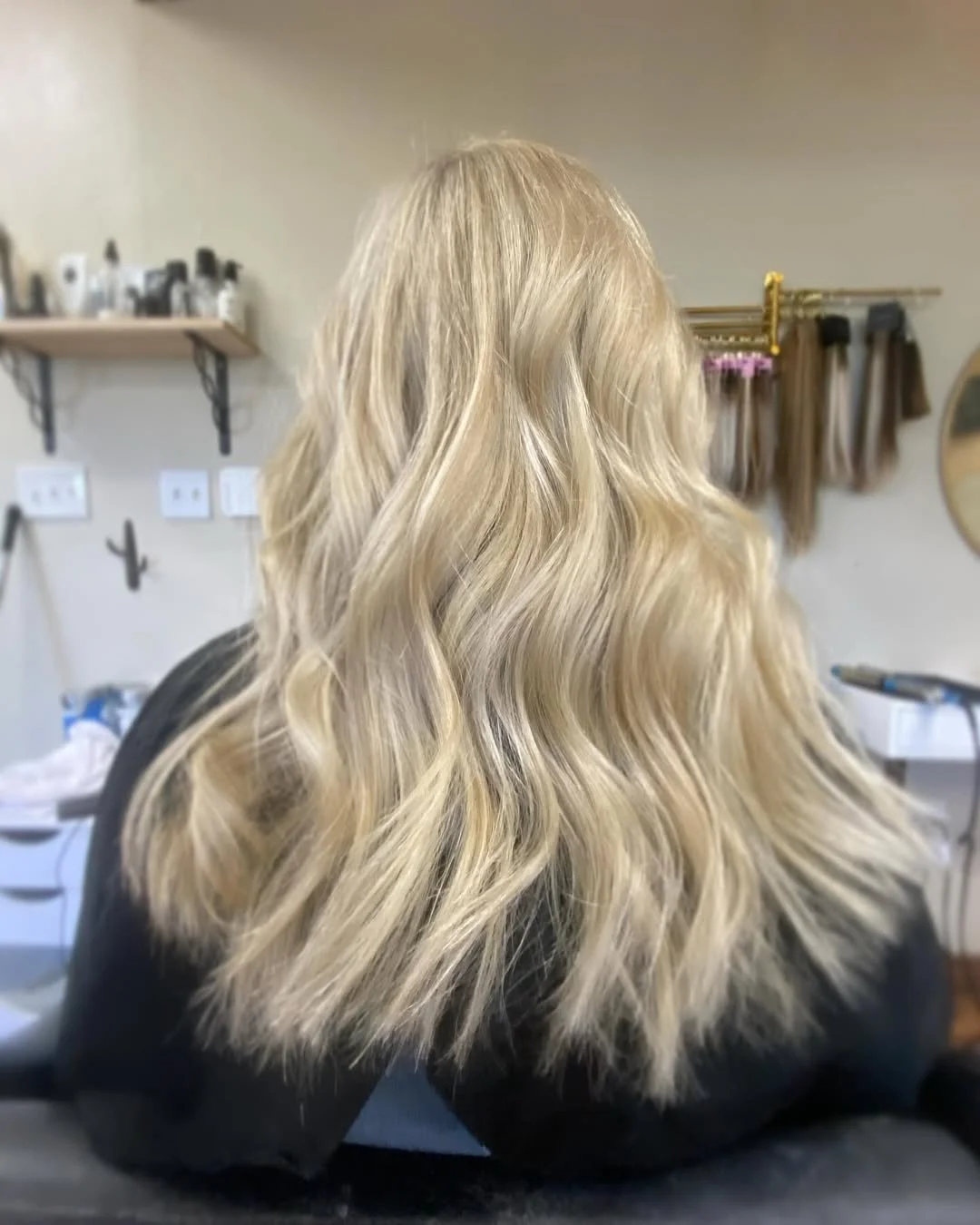 After, 5-hour blonde transformation!