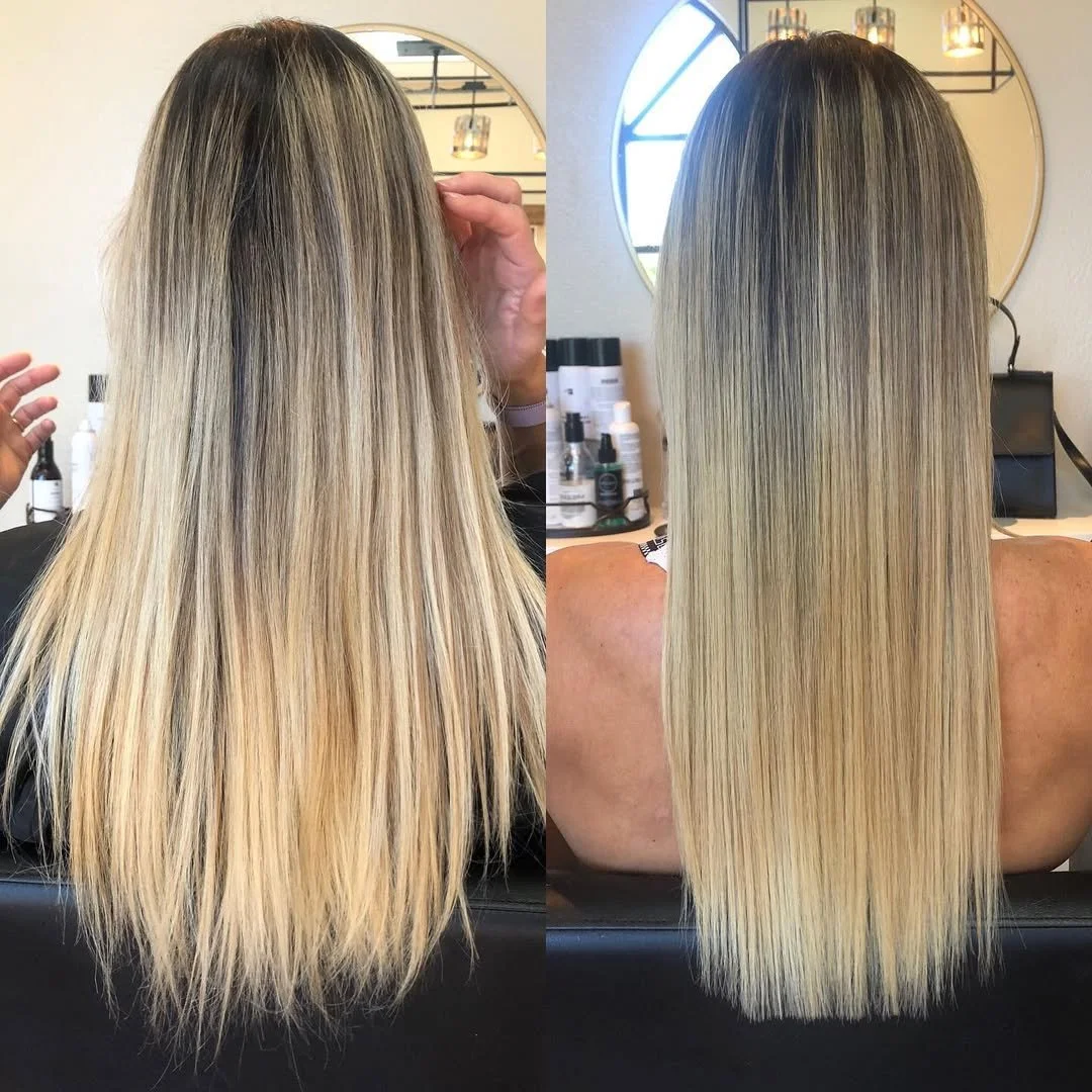 Keratin Smoothing & frizz control hair service at Lux Lox Salon in Temecula, Ca.