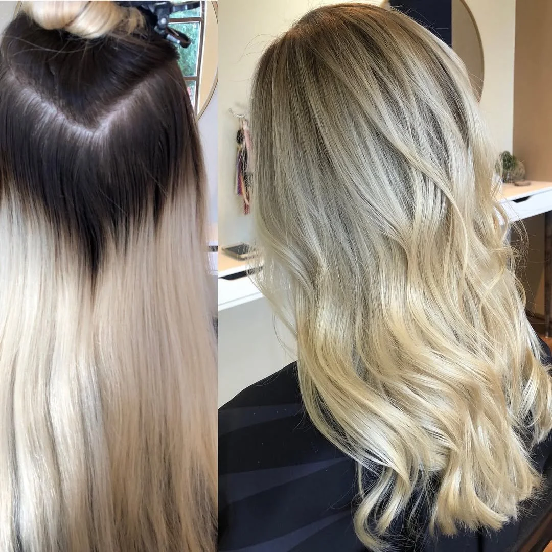 Bleach Retouch (Global Blonde) Hair Service at Lux Lox Salon in Temecula, Ca.