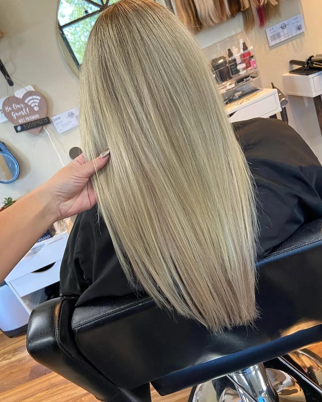 Full Highlights/Babylights hair service, Temecula, Ca.