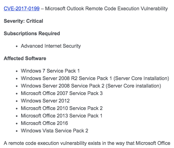 Early access subscribers get protection before Patch Tuesday patches are installed