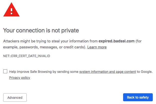 Google Chrome makes it difficult to bypass SSL errors to protect users against themselves