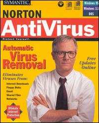 Peter Norton on the cover of his namesake anti-virus software