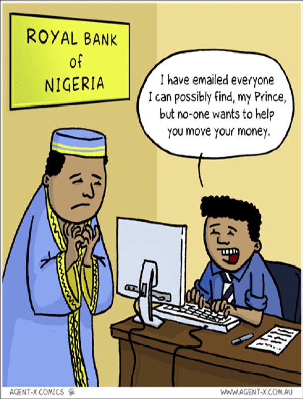 Typical Nigerian 419 scam