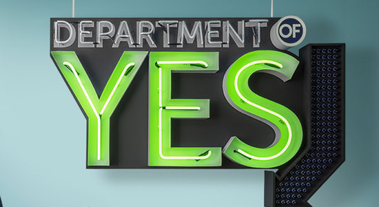 Transform the department of NO to the department of YES