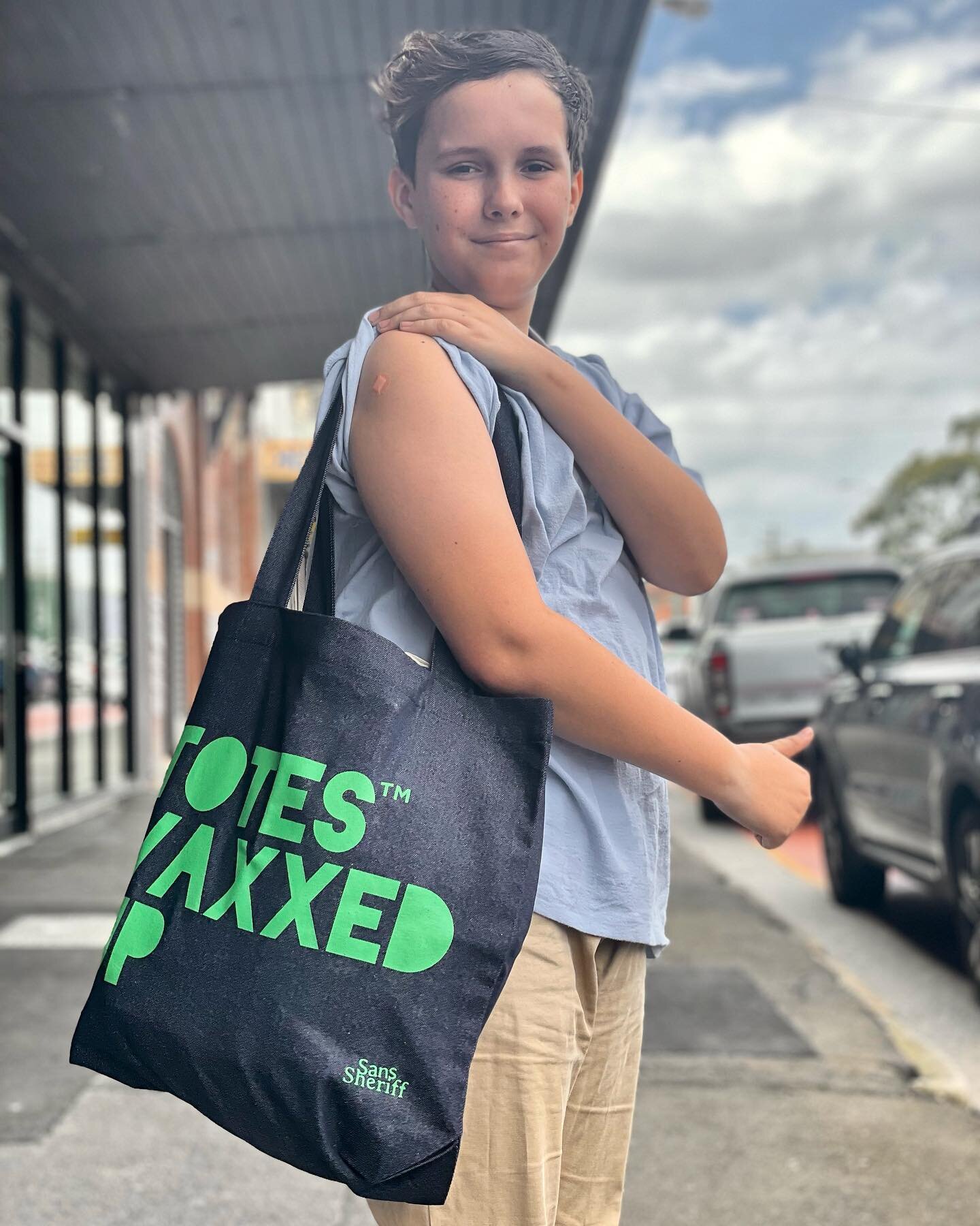 12 years, 3 weeks old and he&rsquo;s now #totesvaxxed up. Must be the youngest vaxxed person in the country today. I&rsquo;m super proud of this boy. He was keen to get it done. He knows he&rsquo;s one step closer to seeing his family in the UK and W