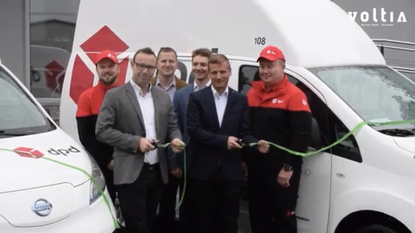   DPD’s start of using Voltia electric urban delivery vans in its operations  