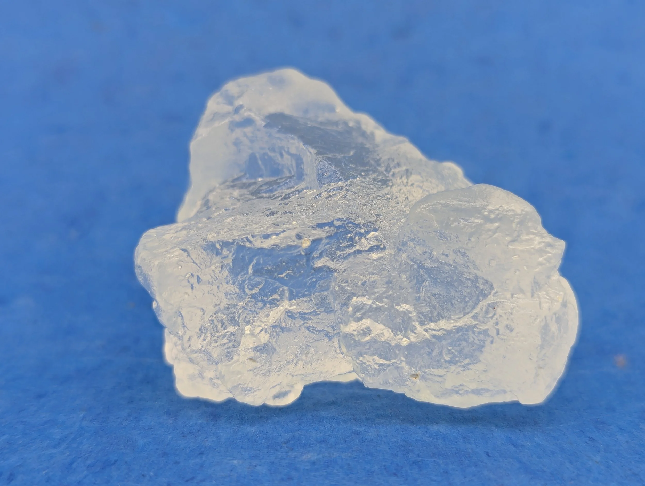 Component of Does the sun not shine for us all? | Kiln cast glass | 2025 | 2 x 2.5 x 1.5"