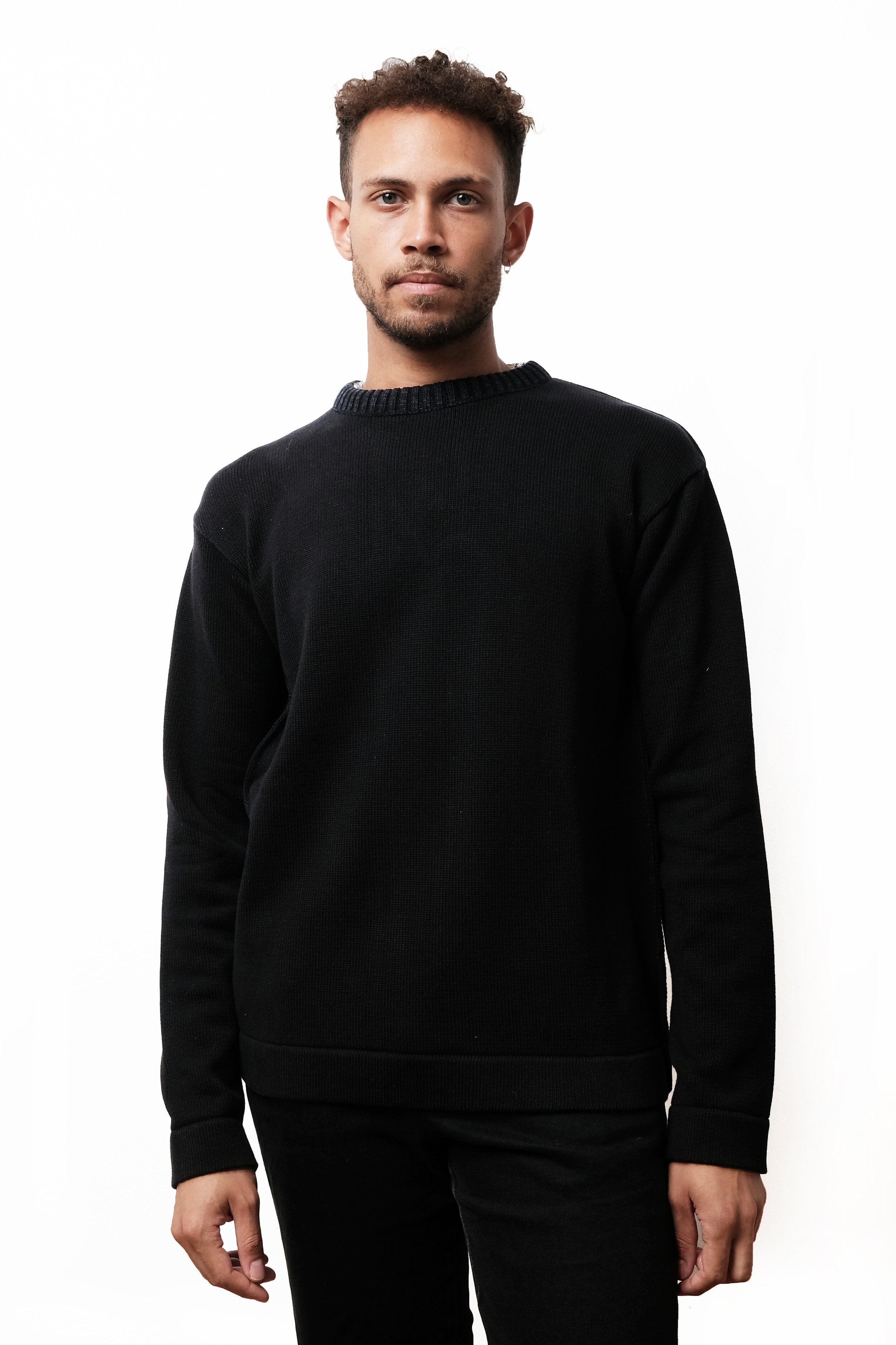 PETER PLATED JUMPER Black