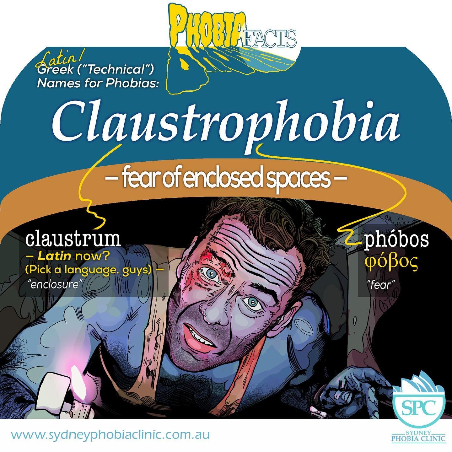 CLAUSTROPHOBIA &mdash; fear of enclosed spaces