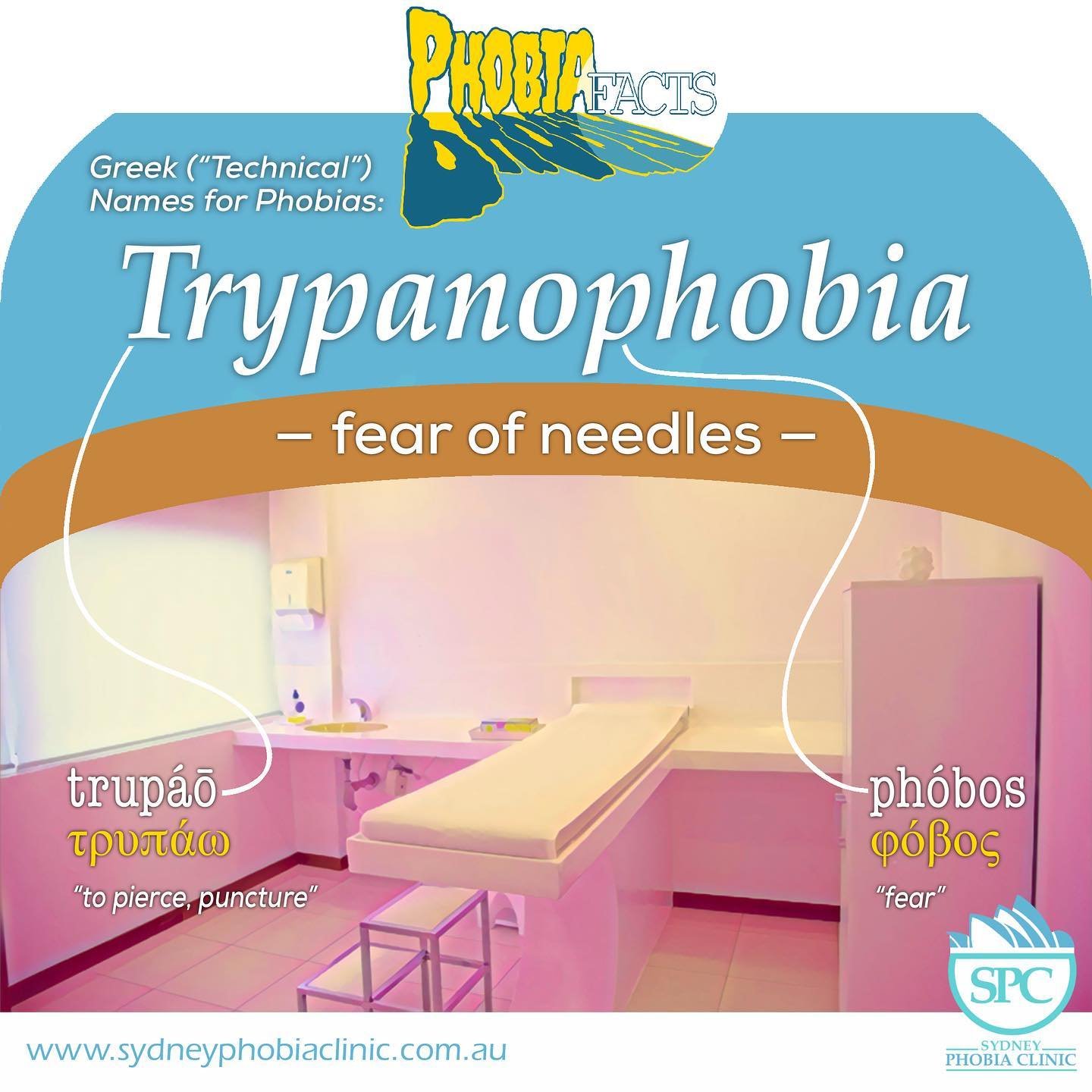 TRYPANOPHOBIA &mdash; fear of needles