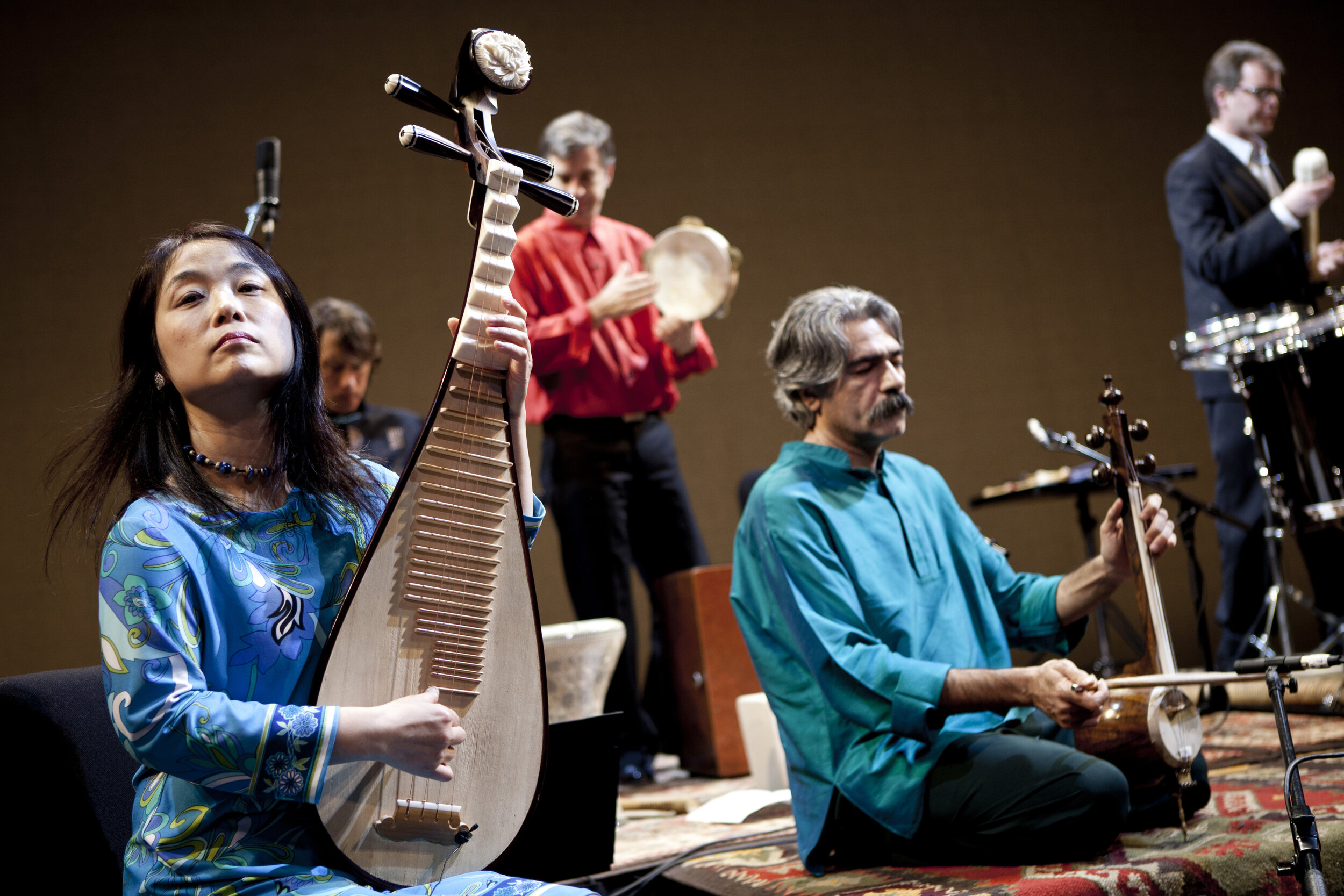 Wu Man performs with the Silk Road Ensemble at the Mondavi Center in Davis, CA © Max Whittaker 2.jpg