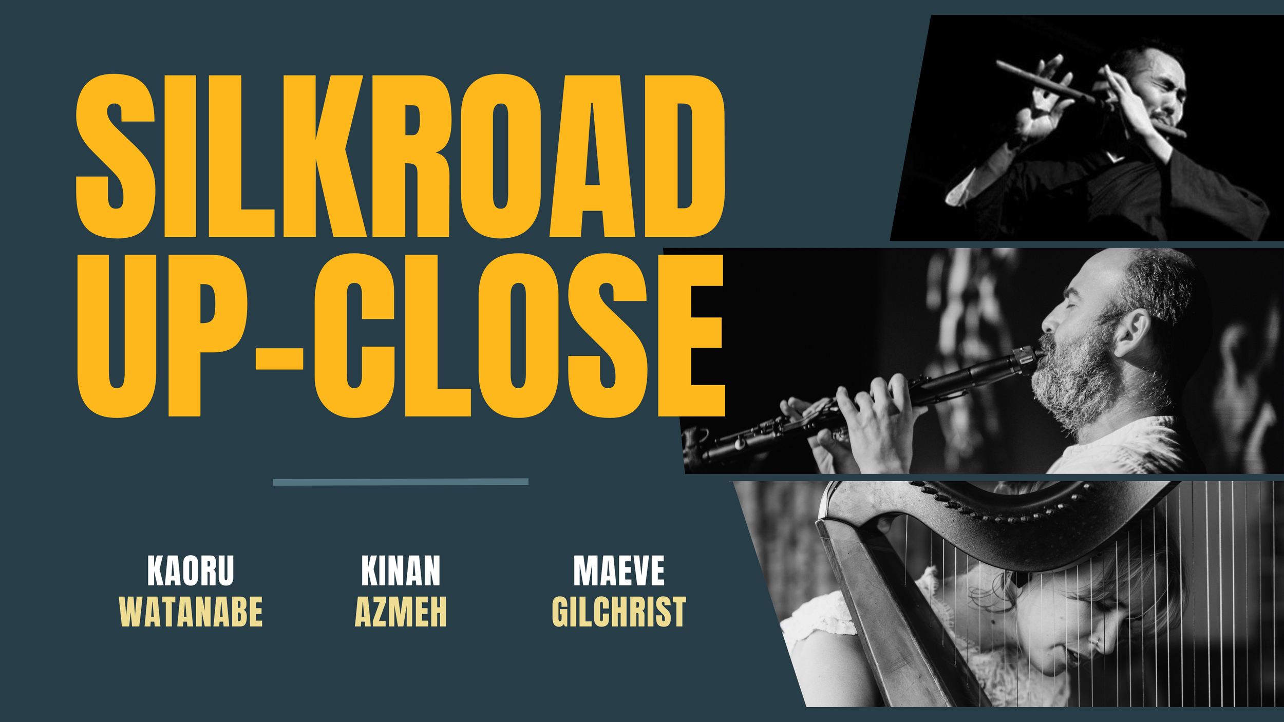 Silkroad Up-Close with Kaoru Watanabe, Kinan Azmeh, and Maeve Gilchrist