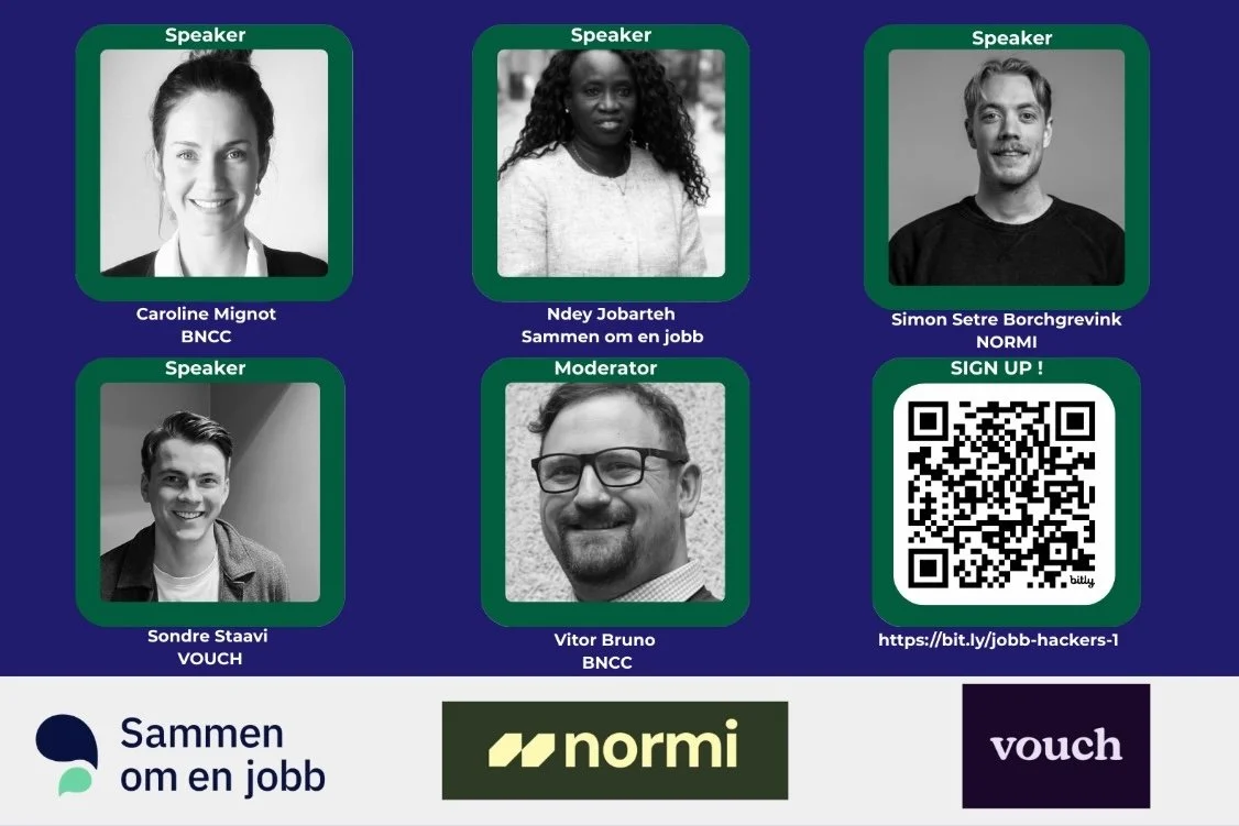 🇬🇧 Panel Discussion on Hacking the Norwegian Job Market_BNCC in collaboration with Sammen om en jobb, Normi and Vouch