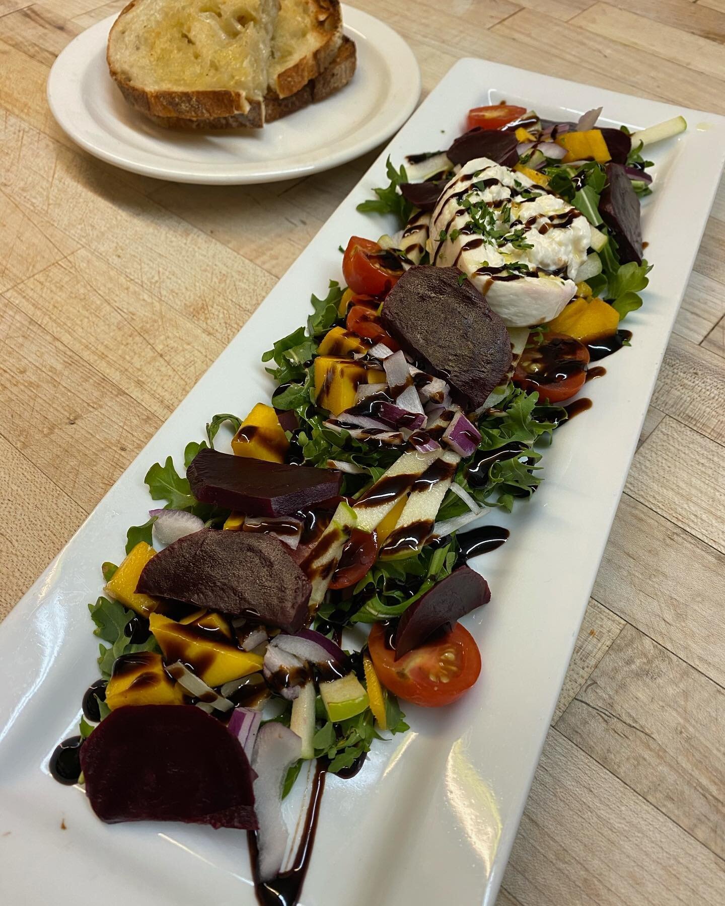 Our beet + burrata salad is a favorite. Have you tried it yet?