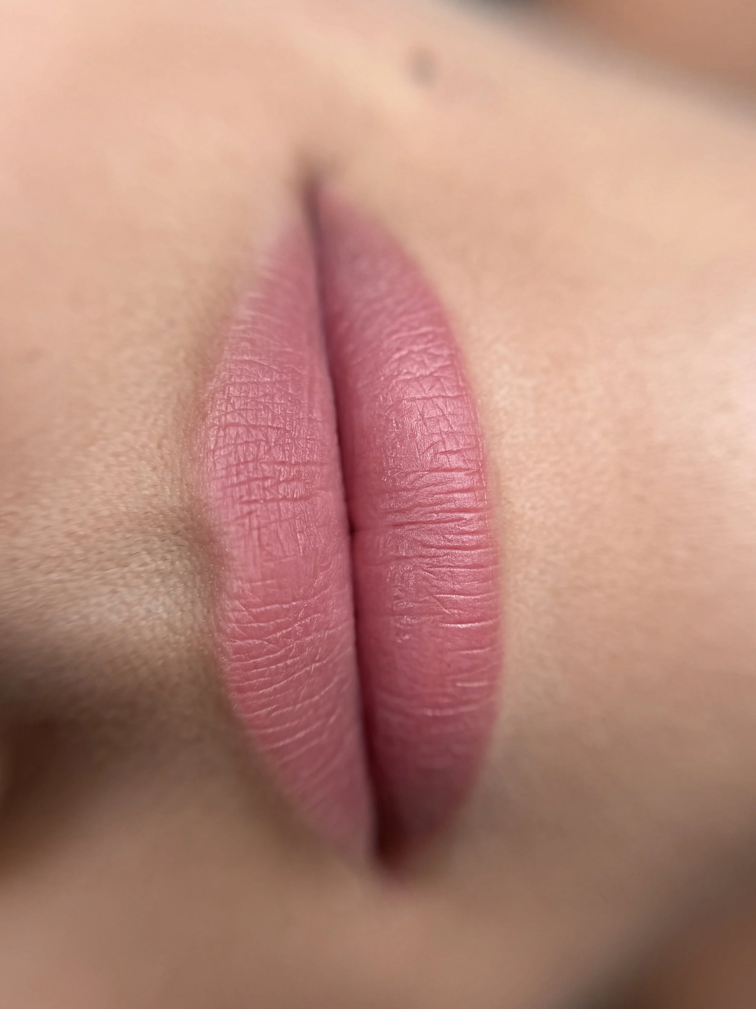 Abgeheilte Powder Lips