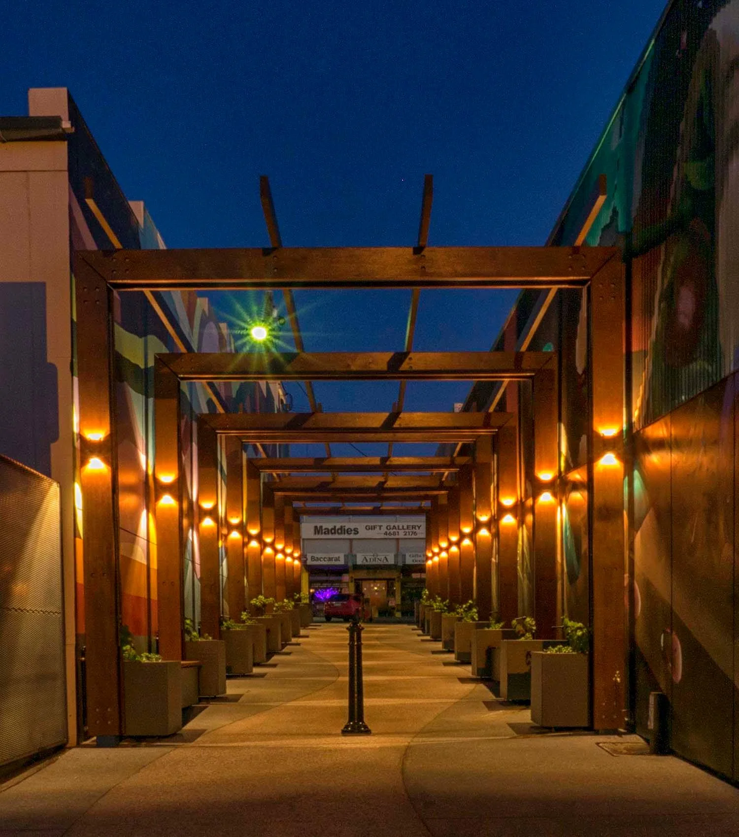 Fromes Lane at night