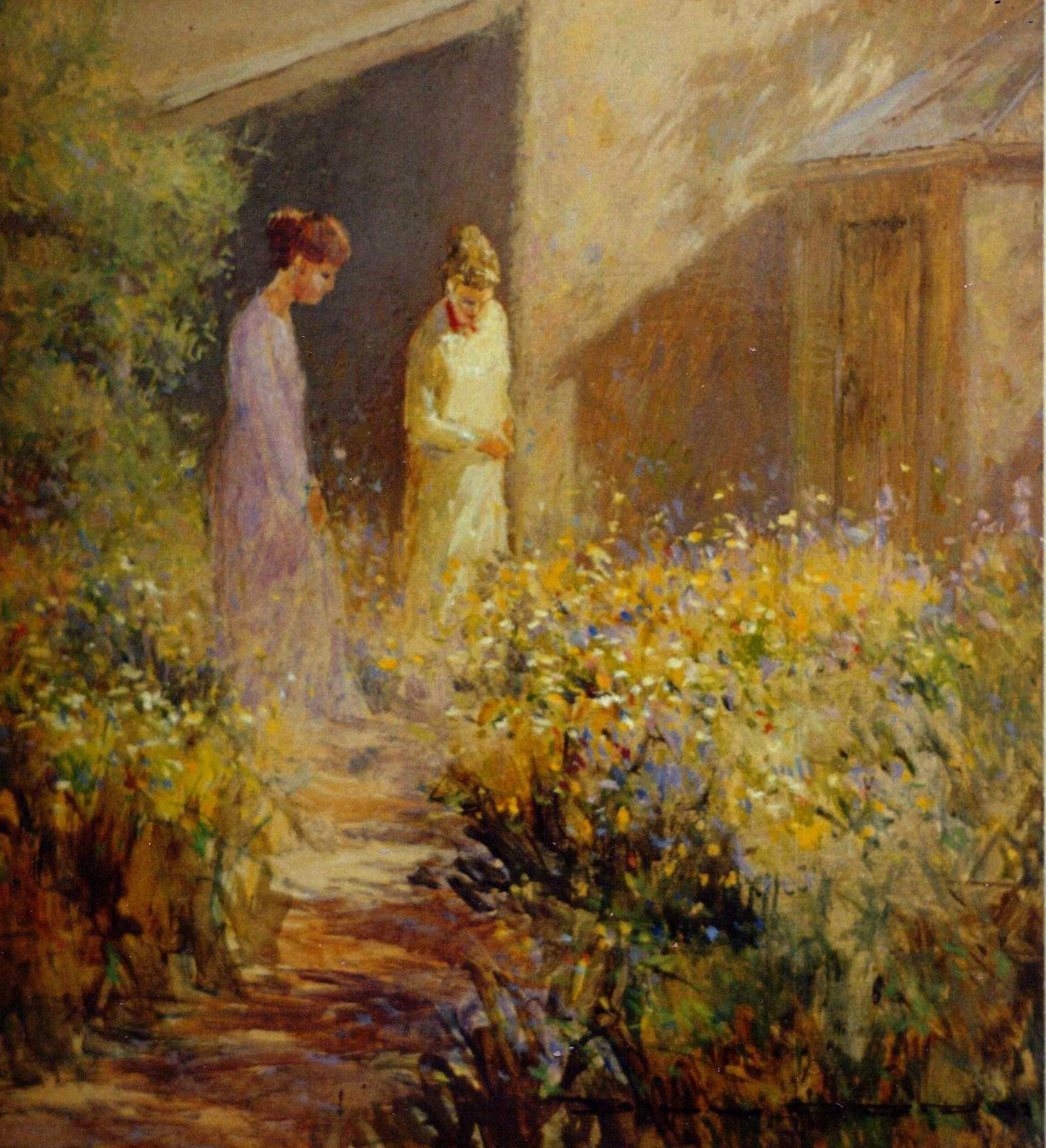 A Cottage Garden by Bill Odd