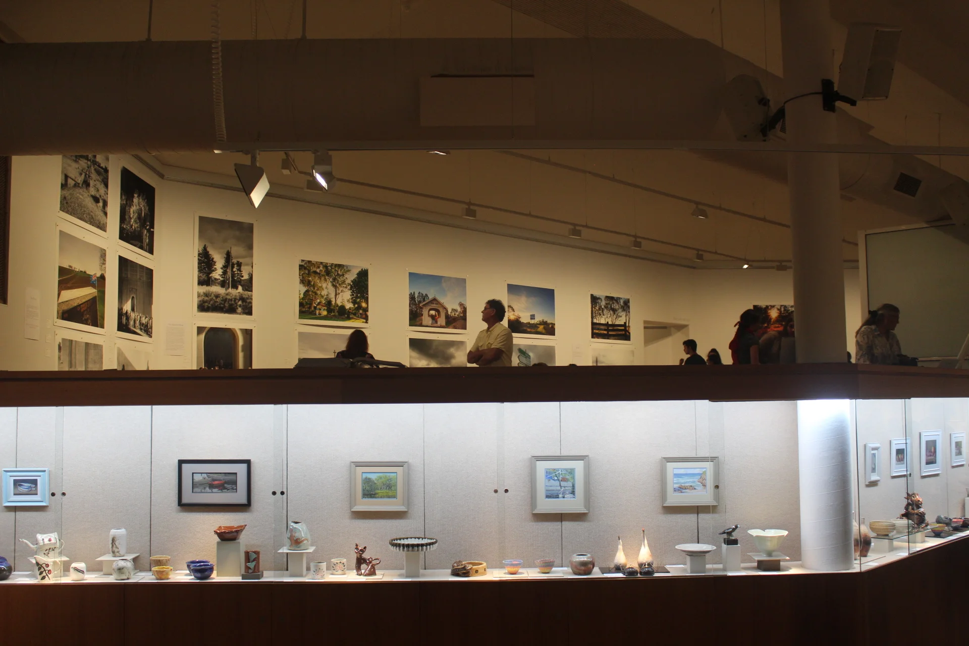 Exhibition opening night