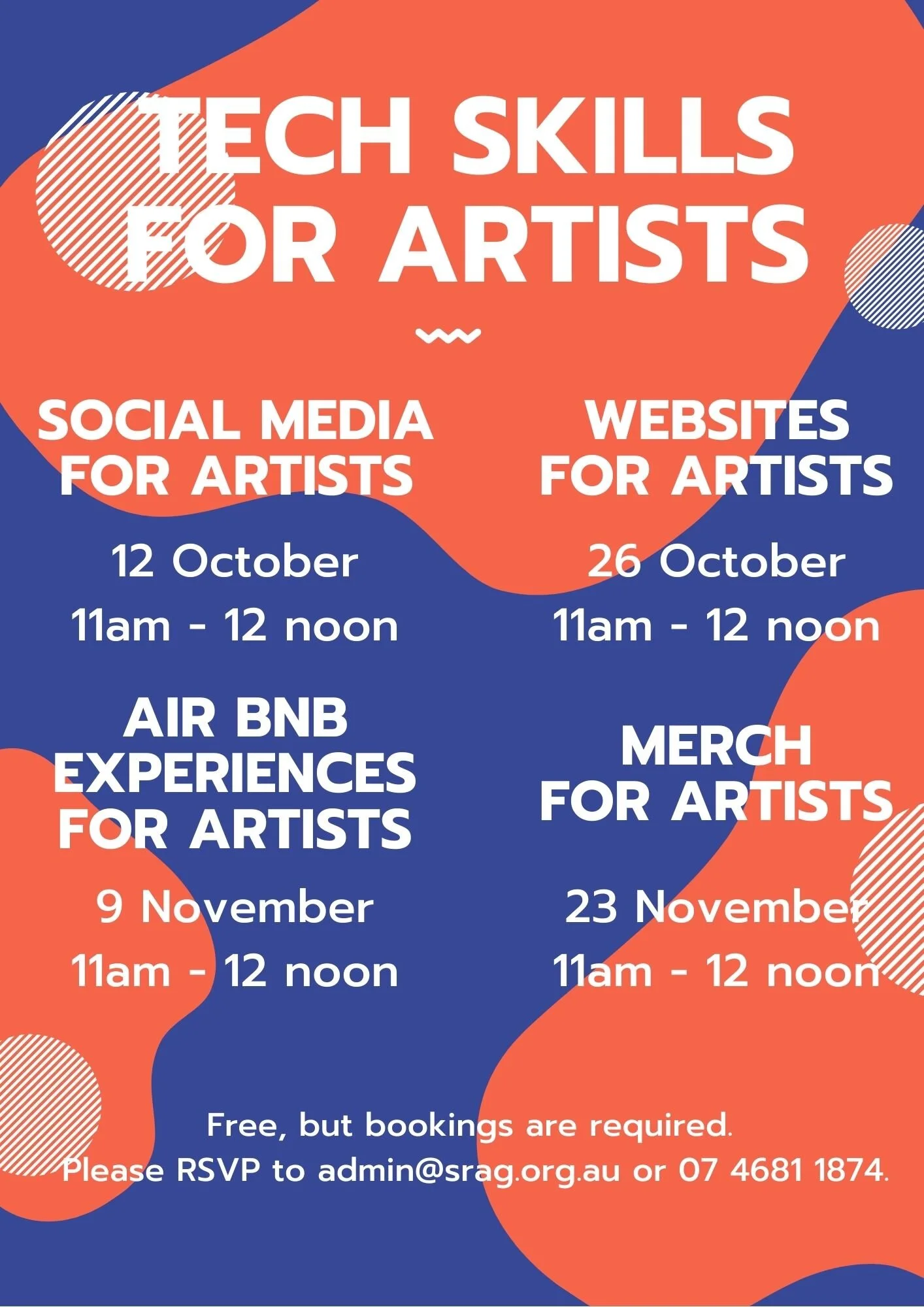 Tech skills for artists workshop series