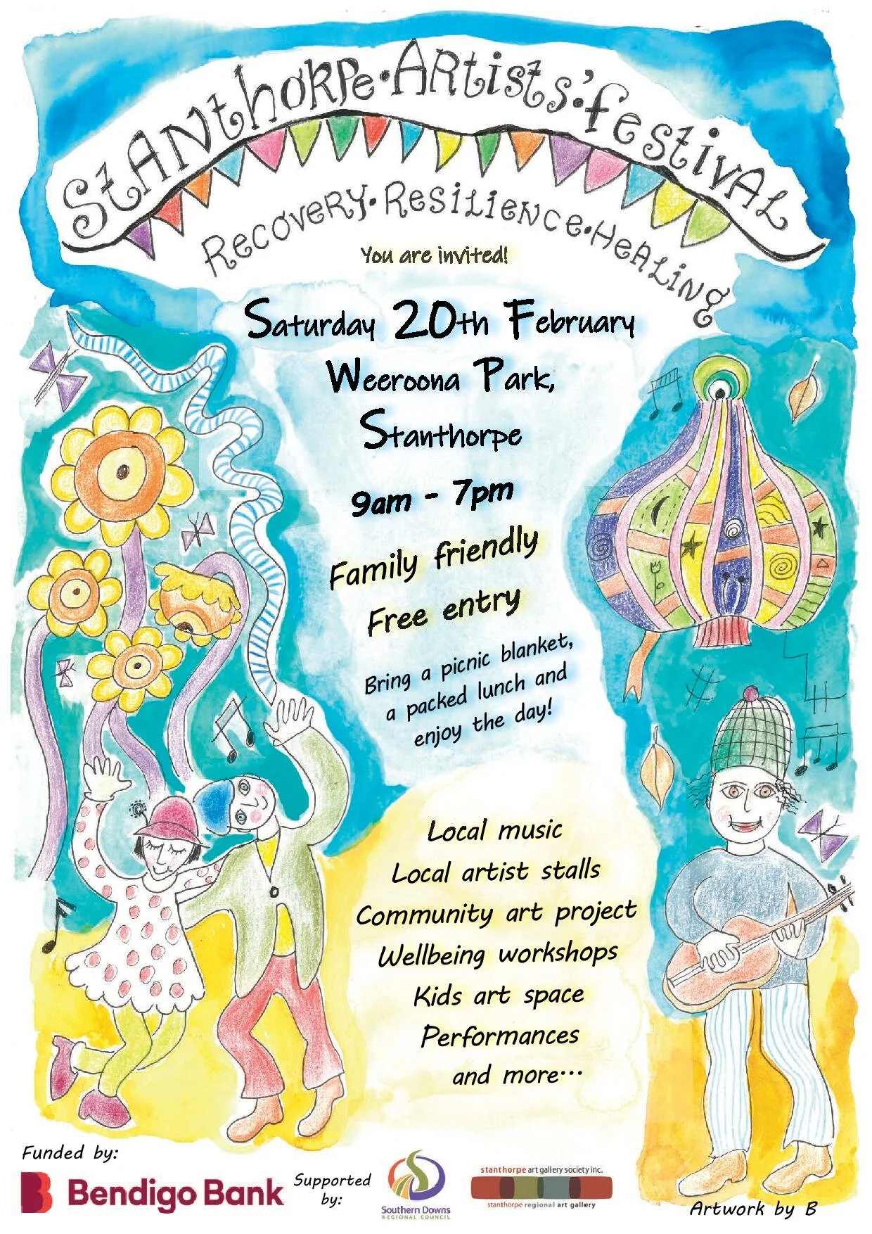 Stanthorpe Artists' Festival: Recovery · Resilience · Healing