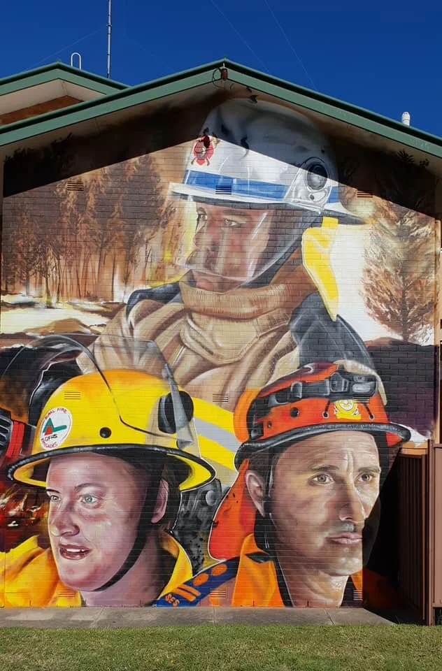 Firefighters by Drapl. Image by Sandra McEwan.