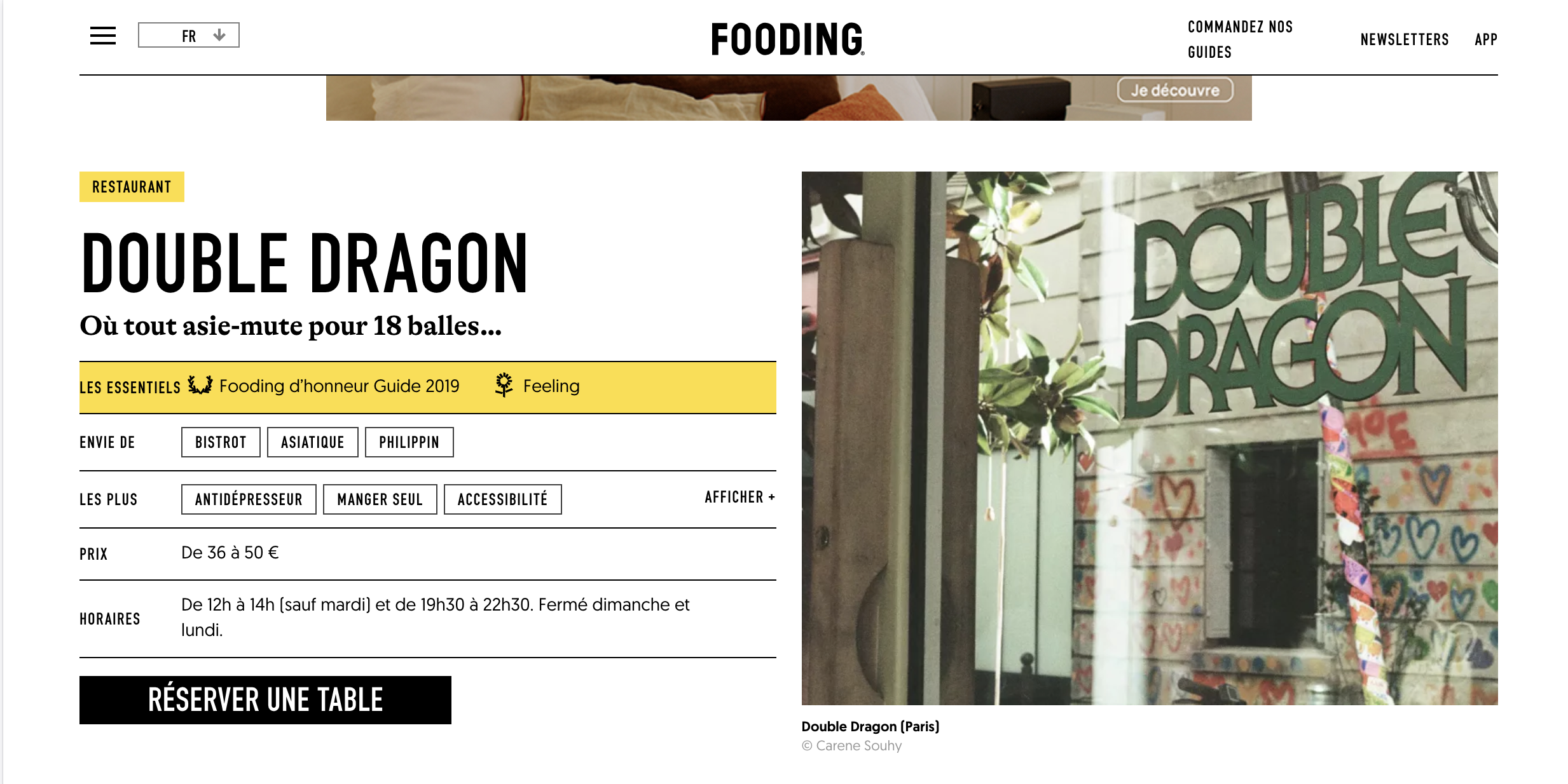fooding Double Dragon Tatiana Katia Levha cuisine métissée pétillante aux influences philippines vins naturels rue Fragos Lecourtier restaurant agence architecture décoration ambiance point de vue atmosphère cheffe chef plats Paris