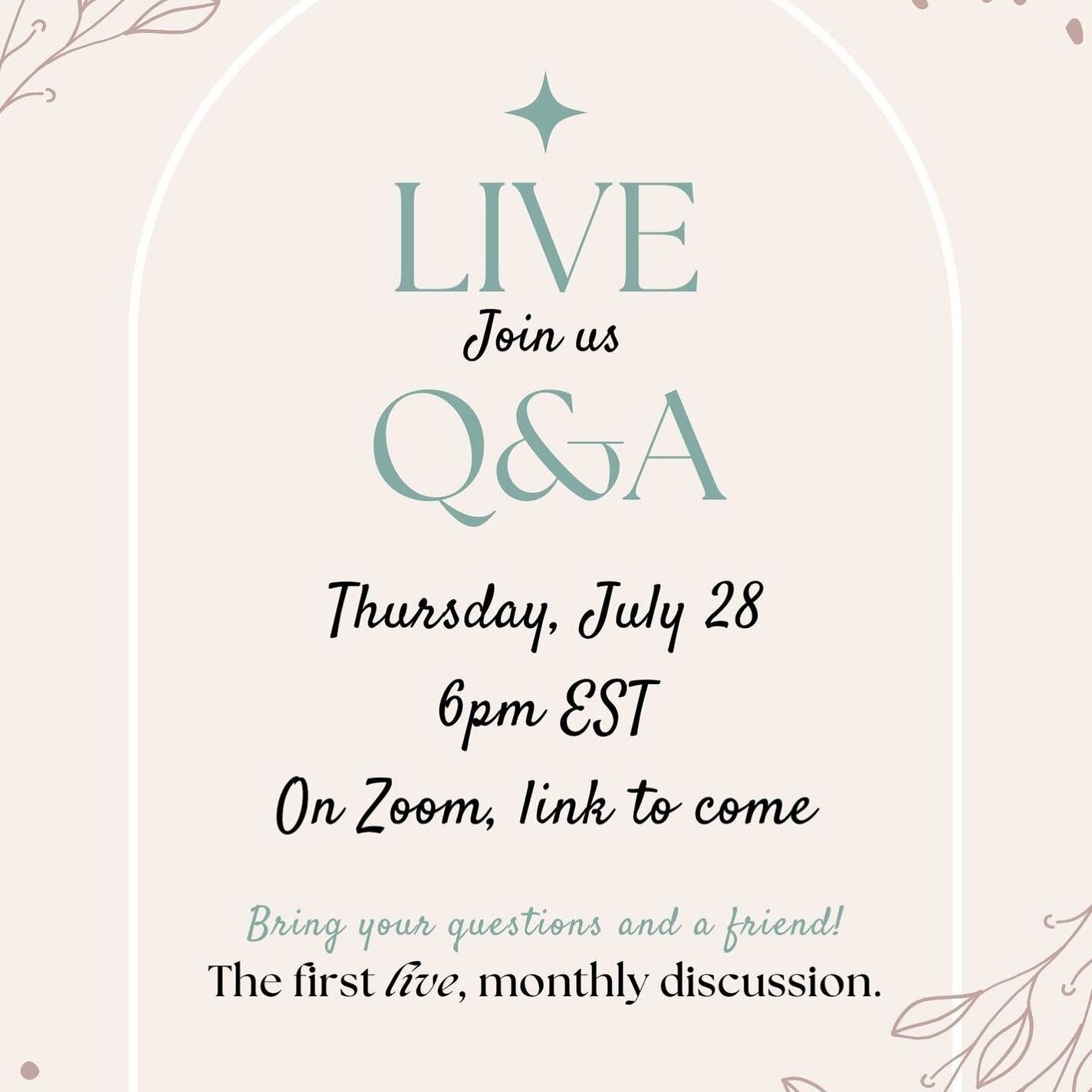 One of my areas of focus this year was to create space and time for the ALN community to connect. That is why I am so excited to be kicking off monthly, LIVE Q&amp;A/discussion sessions this Thursday! These sessions will be done virtually, so anyone 