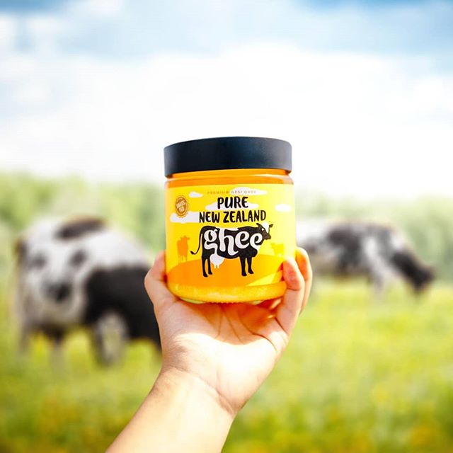 Moo! Did you know Ghee is a dairy that is lactose and casein free? It is also a rich source of essential vitamins A, D, E and K2. 
Pure New Zealand Ghee is sourced from free roaming grass-fed cows so the concentrations of these nutrients is much high